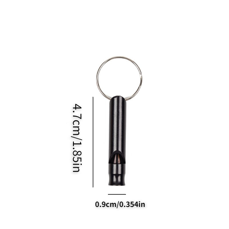 4pcs Small Aluminum Survival Whistle for Outdoor Camping Hiking Emergency