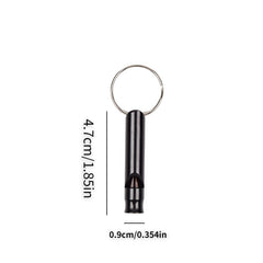4pcs Small Aluminum Survival Whistle for Outdoor Camping Hiking Emergency