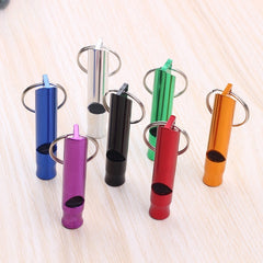 4pcs Small Aluminum Survival Whistle for Outdoor Camping Hiking Emergency