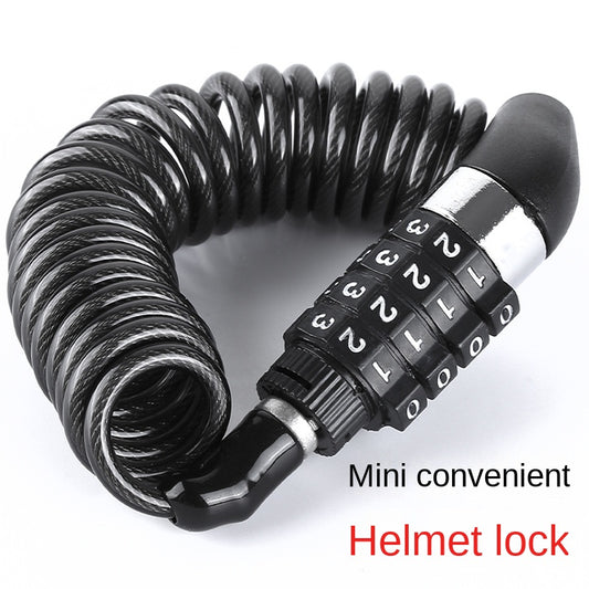 Steel Wire Chain Lock Bike Anti-theft Password Rope Lock