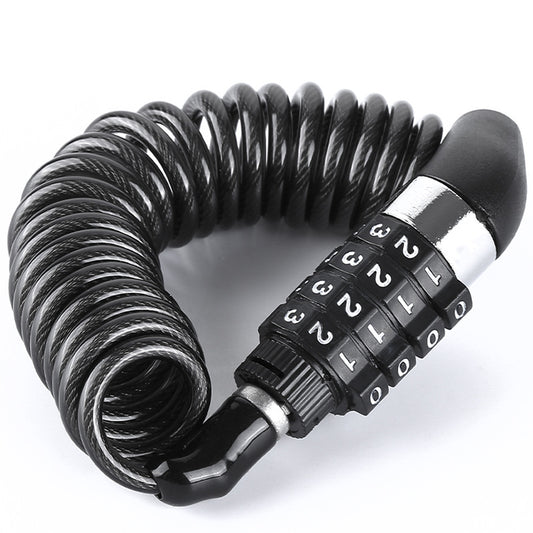 Steel Wire Chain Lock Bike Anti-theft Password Rope Lock