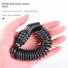 Steel Wire Chain Lock Bike Anti-theft Password Rope Lock