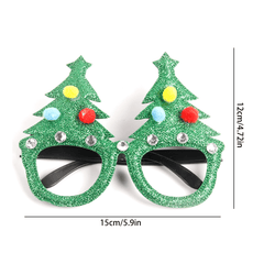 Unique Glasses Frame Decors Christmas Halloween Cosplay Costume Props Decors