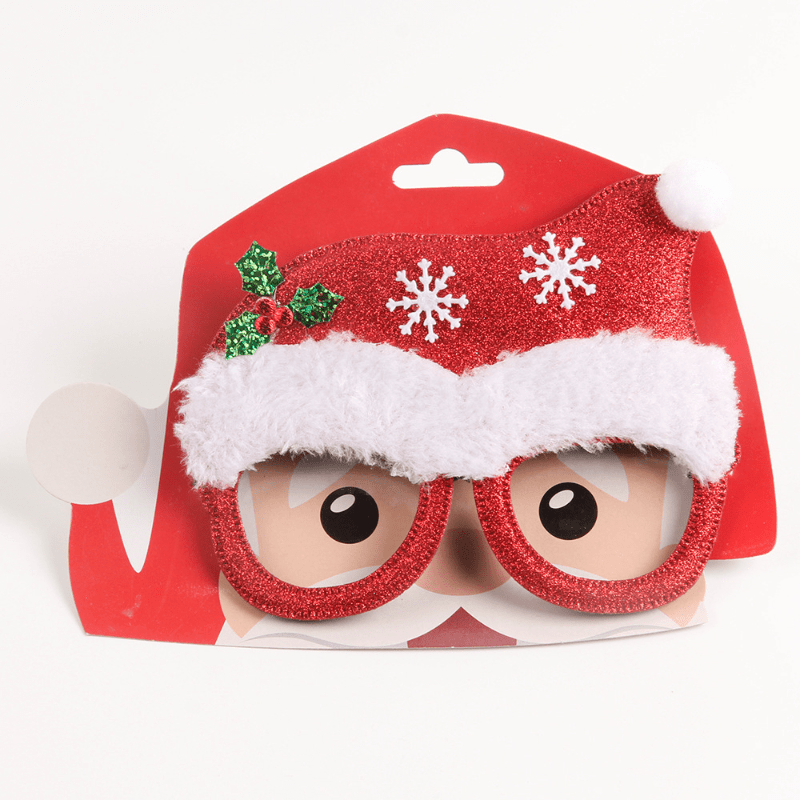 Unique Glasses Frame Decors Christmas Halloween Cosplay Costume Props Decors