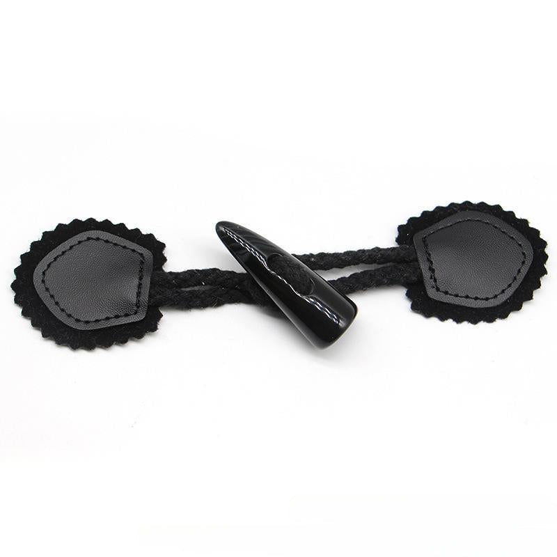 3 Pairs Resin Horn Buckle Leather Belt Rope Buckle