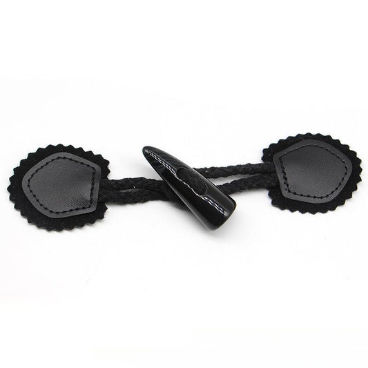 3 Pairs Resin Horn Buckle Leather Belt Rope Buckle