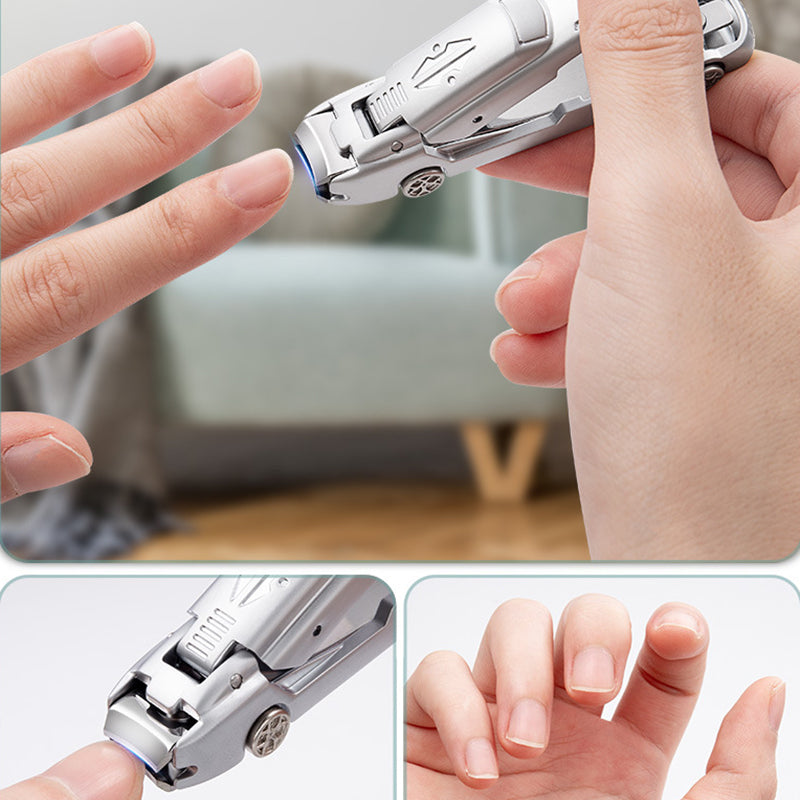 Splash-Proof Nail Clipper Sports Car Shape Nail Cutter Stainless Steel Scissor