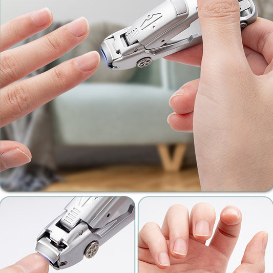 Splash-Proof Nail Clipper Sports Car Shape Nail Cutter Stainless Steel Scissor