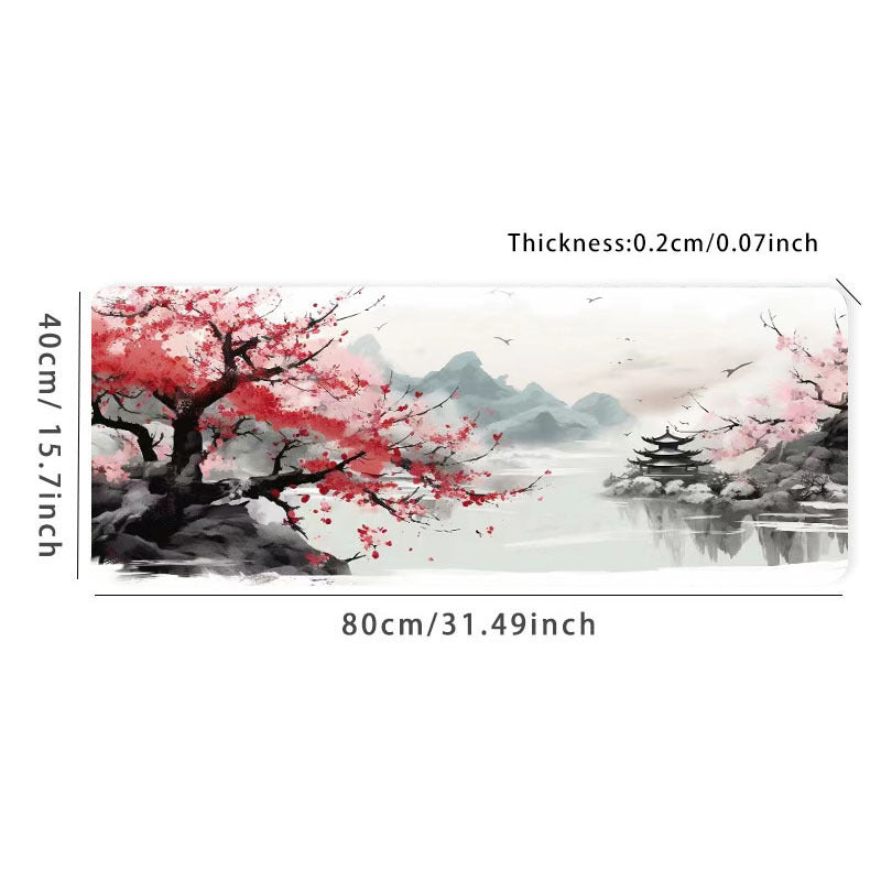 Cherry Blossoms Plum Blossoms Mouse Pad Desk Mat