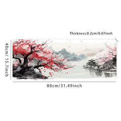 Cherry Blossoms Plum Blossoms Mouse Pad Desk Mat