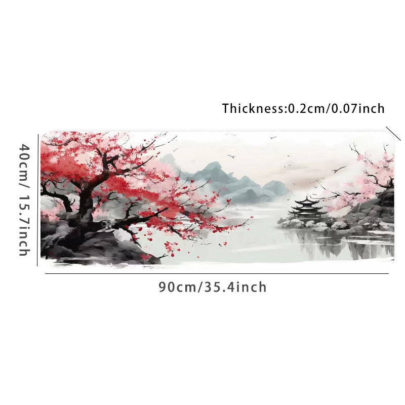 Cherry Blossoms Plum Blossoms Mouse Pad Desk Mat
