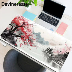Cherry Blossoms Plum Blossoms Mouse Pad Desk Mat