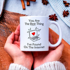 325ml Graffiti Letter Printed Mug - Ceramic Cup for Outdoor Camping