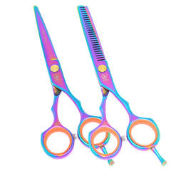 13pcs Japanese Steel Hair Scissor Set Hairdressers Cutting Thinning Shears
