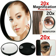 20x Magnifying Makeup Mirror with Suction Cups