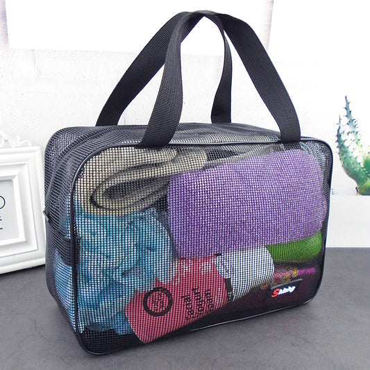 Portable Mesh Shower Tote Caddy for College Dorm Camp Gym Camping Quick Dry