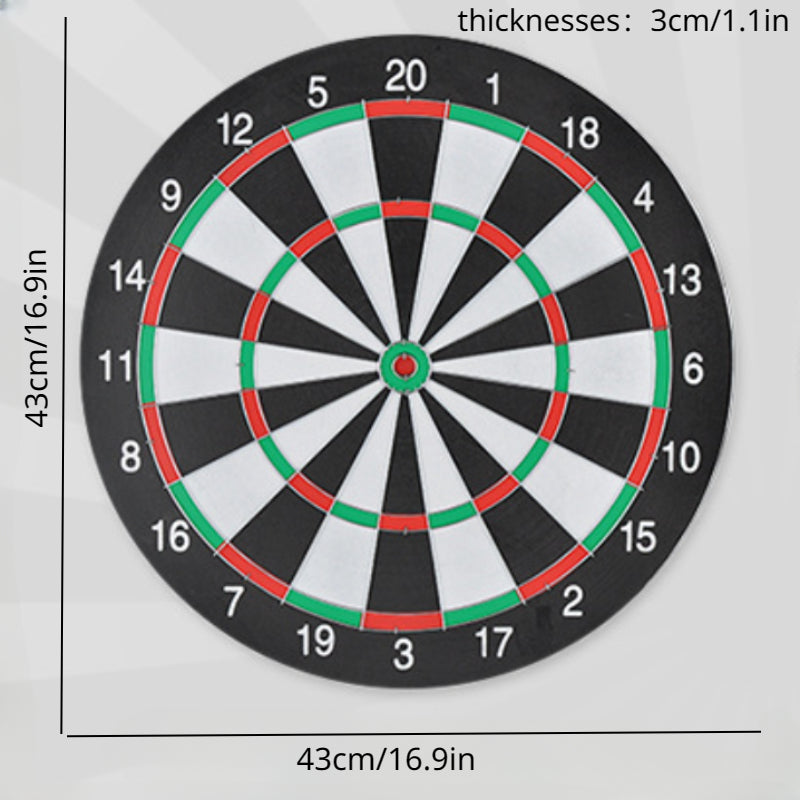 Double Sided Dartboard With Dart Needles Funny Dart Board Game