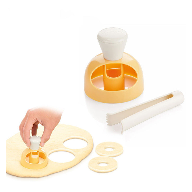 Donut Cake Mould With Dipping Plier Desserts Cutter Kitchen Baking Tool