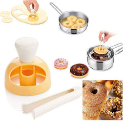 Donut Cake Mould With Dipping Plier Desserts Cutter Kitchen Baking Tool