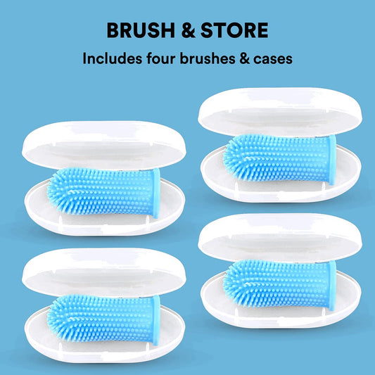 360 Dog Toothbrush Kit for Small Pets Dental Care