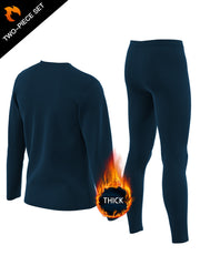 Men's Warm Sport Set Quick Drying Long Sleeve Tee & Compression Pants