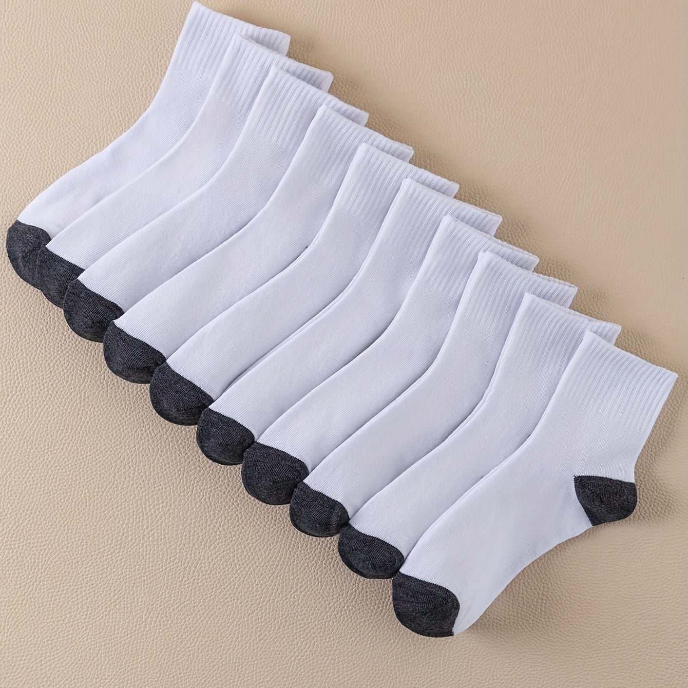10 Pairs Mens Ankle Socks Comfortable Breathable