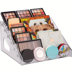 7 Layer Transparent Nail Polish Display Rack Makeup Organizer Holder