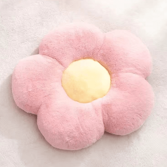 Flower Shaped Pillow for Room Decor Sofa Couch Bed Car Reading