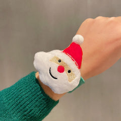Christmas Snap Rings Plush Figurines Bracelets Rulers Kindergarten Decorations