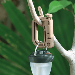 4pcs Backpack Hanging Carabiner Clip Keyring For Camping Hiking