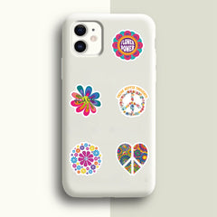 70pcs Hippie Plant Love Doodle Aesthetic Sticker Pack