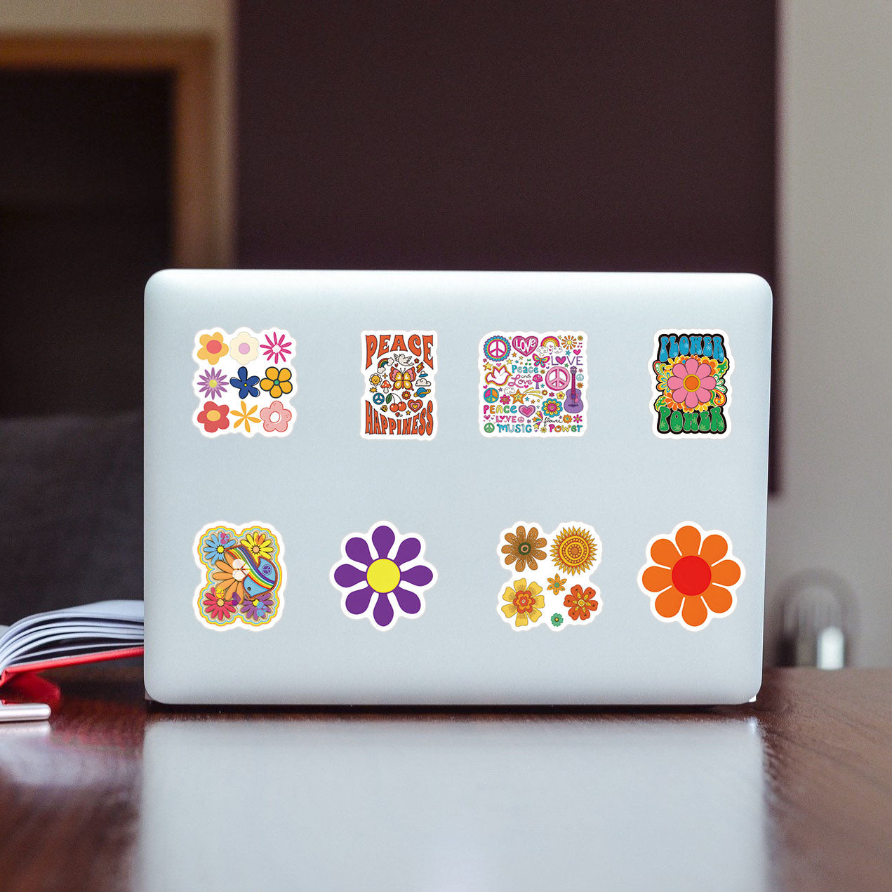 70pcs Hippie Plant Love Doodle Aesthetic Sticker Pack