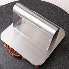Stainless Steel Round Burger Smasher Kitchen Gadget