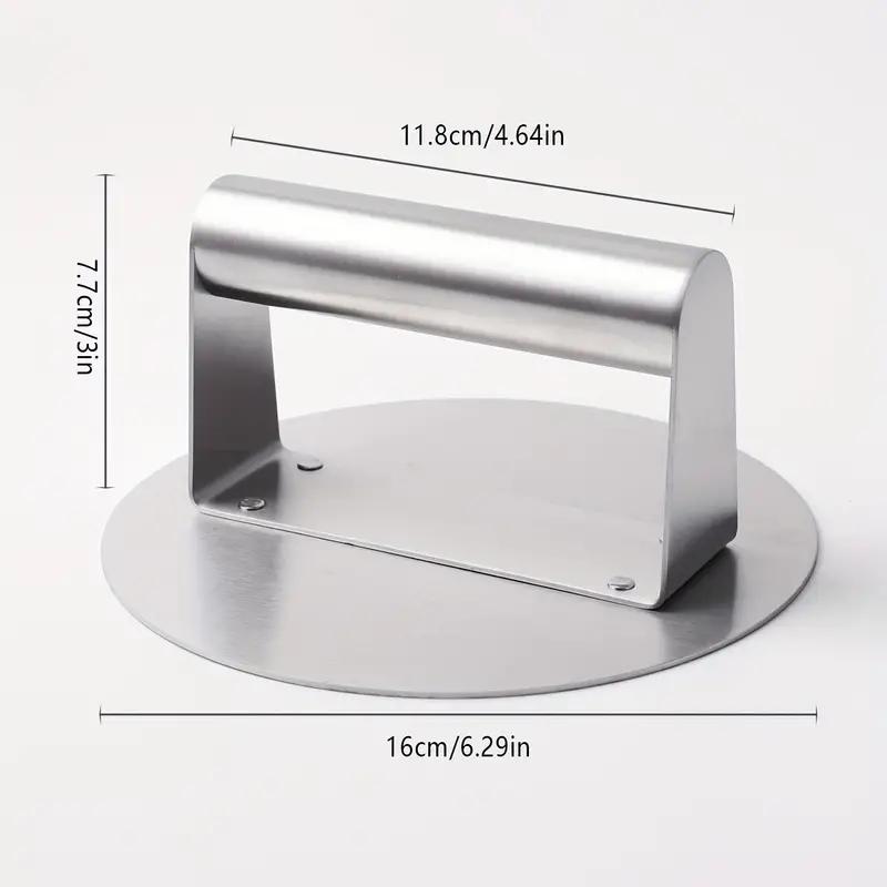 Stainless Steel Round Burger Smasher Kitchen Gadget