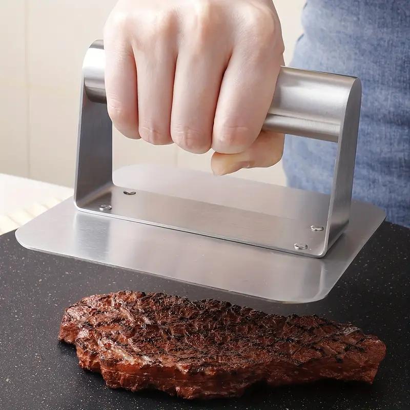 Stainless Steel Round Burger Smasher Kitchen Gadget