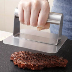 Stainless Steel Round Burger Smasher Kitchen Gadget