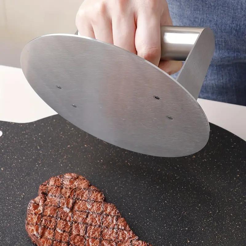 Stainless Steel Round Burger Smasher Kitchen Gadget