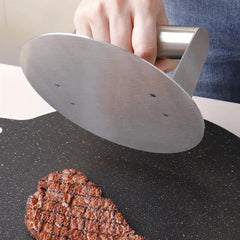 Stainless Steel Round Burger Smasher Kitchen Gadget