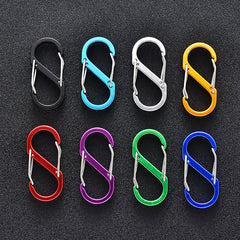 S Carabiner Aluminum Buckle for Camping Hiking