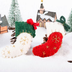 Woolen Felt Christmas Tree Hanging Decoration