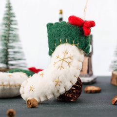 Woolen Felt Christmas Tree Hanging Decoration
