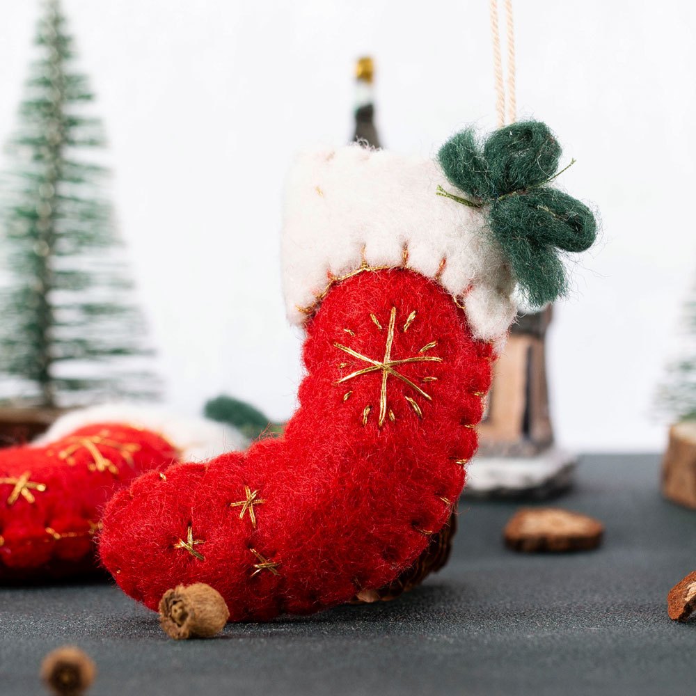Woolen Felt Christmas Tree Hanging Decoration