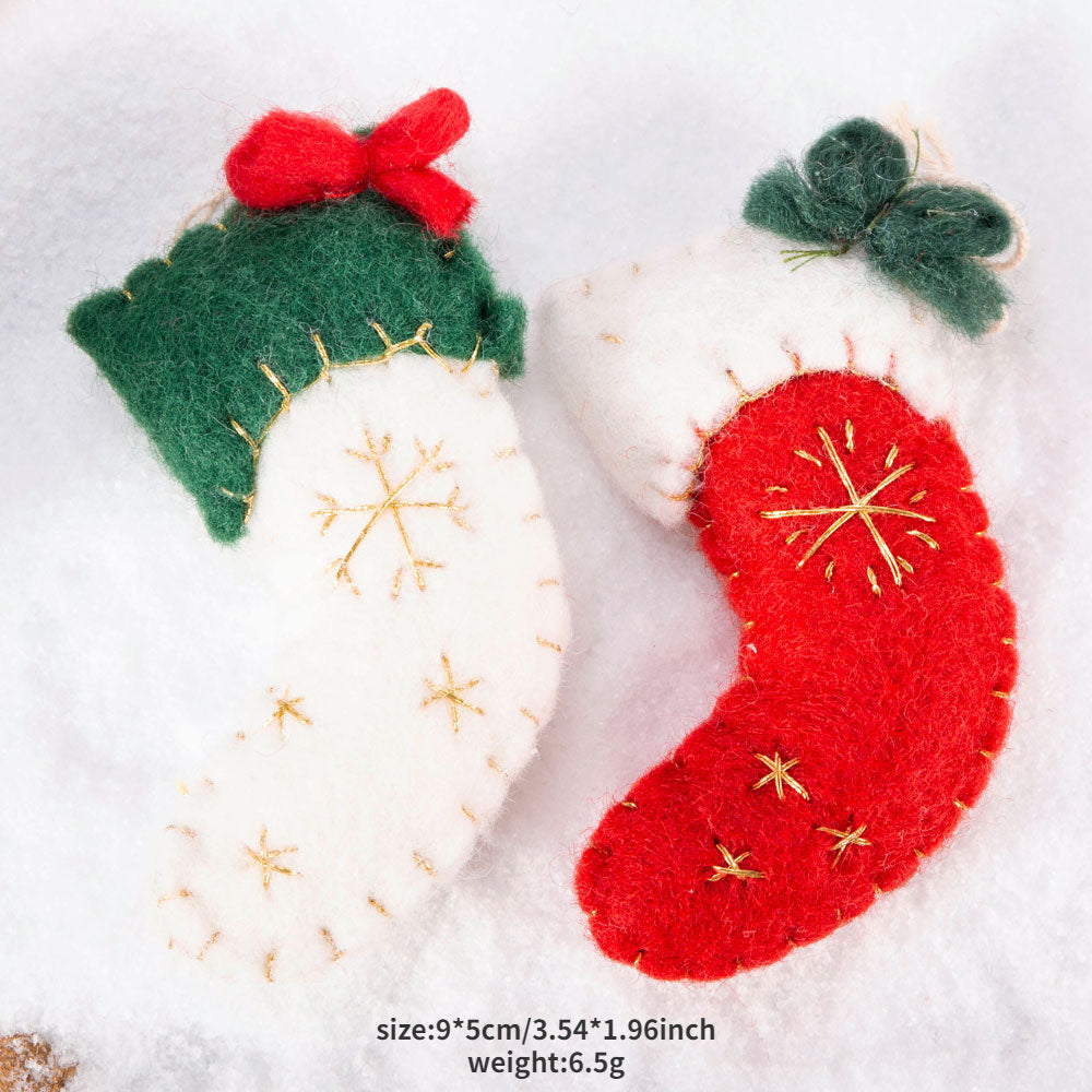 Woolen Felt Christmas Tree Hanging Decoration