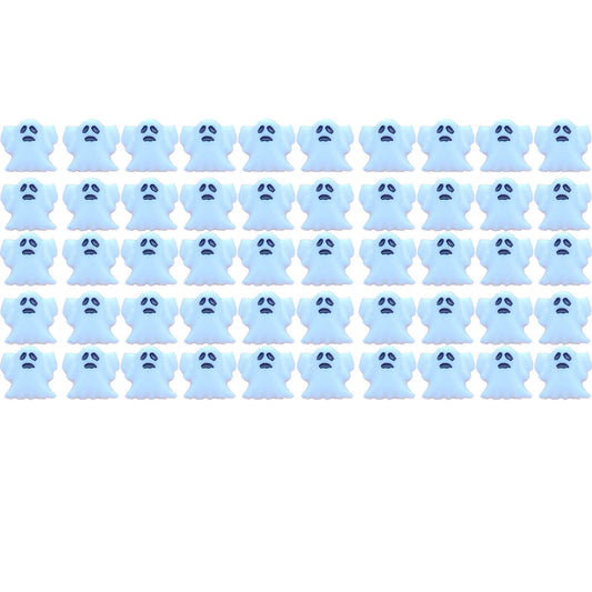 Resin Mini Ghost Series Flat Back Manicure Hair Bows Accessories - Pack of 20/50