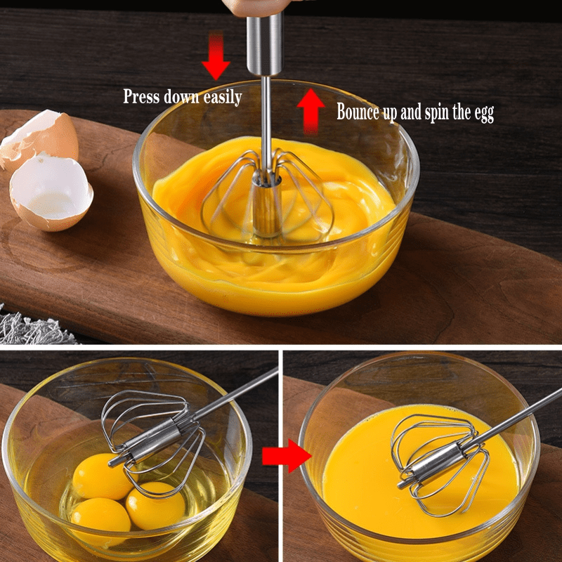 Stainless Steel Egg Beater Kitchen Accessories Tools