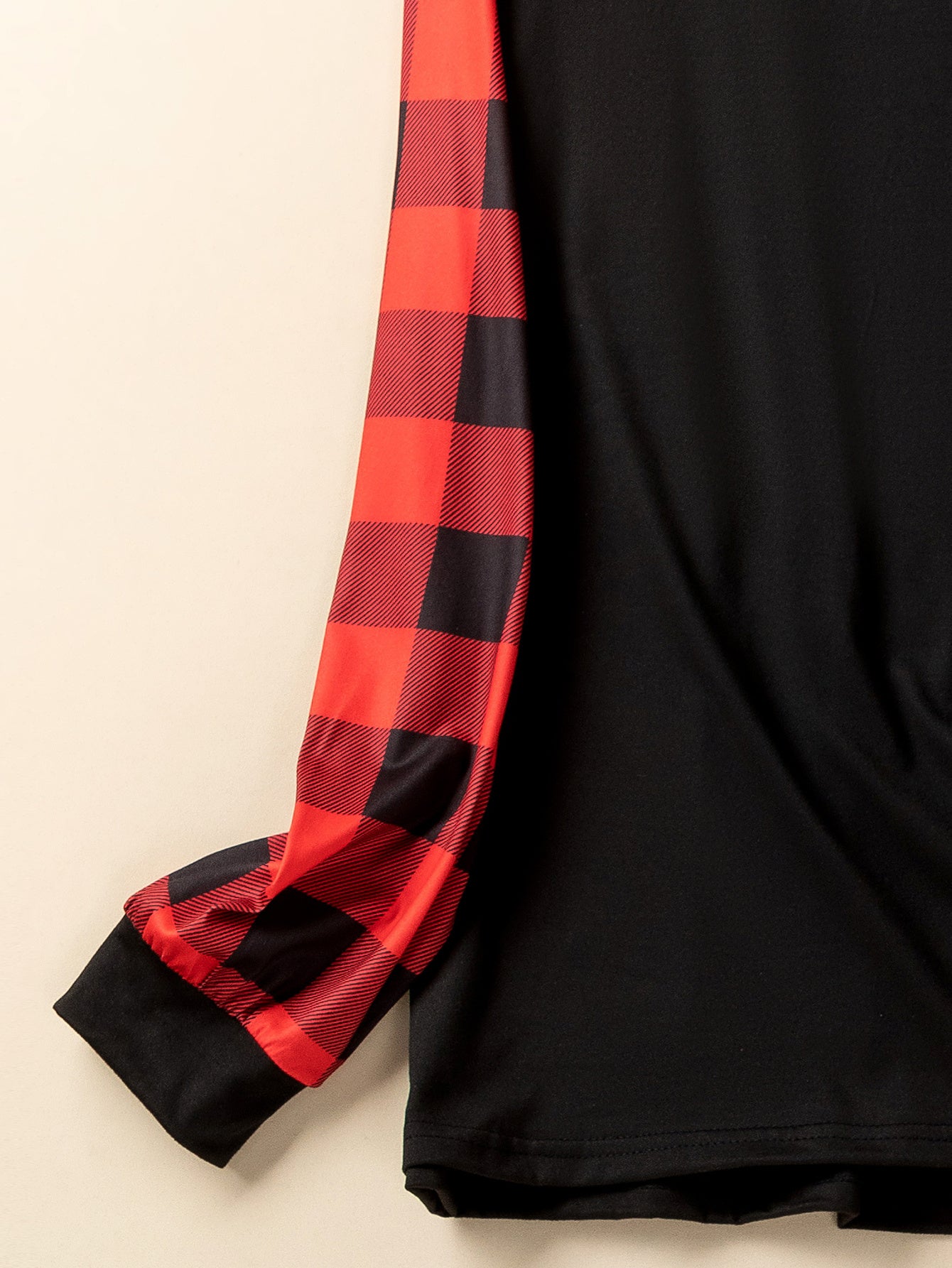  Halloween Pajama Set Women's Ghost & Plaid Tee & Pants Lounge Set