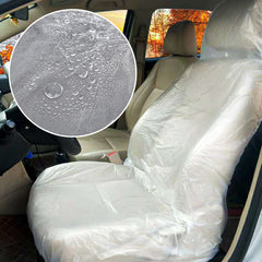 20pcs Waterproof Car Seat Covers Universal Protect Plastic Seat Covers 78x144cm