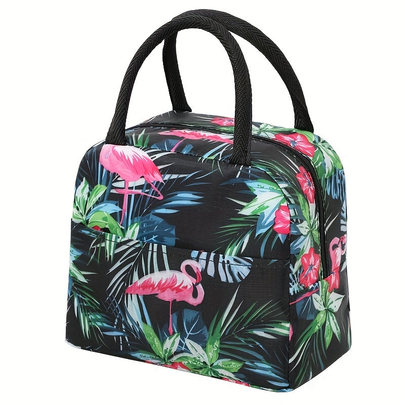 Animal Printed Insulated Lunch Box Cooler Bag for Office School Picnic Beach Cam
