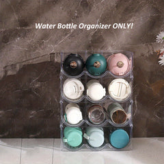 Sports Water Bottle Organizer For Cabinet Stackable Tumbler Organizer