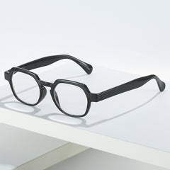 Readers Spring Hinge Squared Plastic Frame Glasses For Men And Women